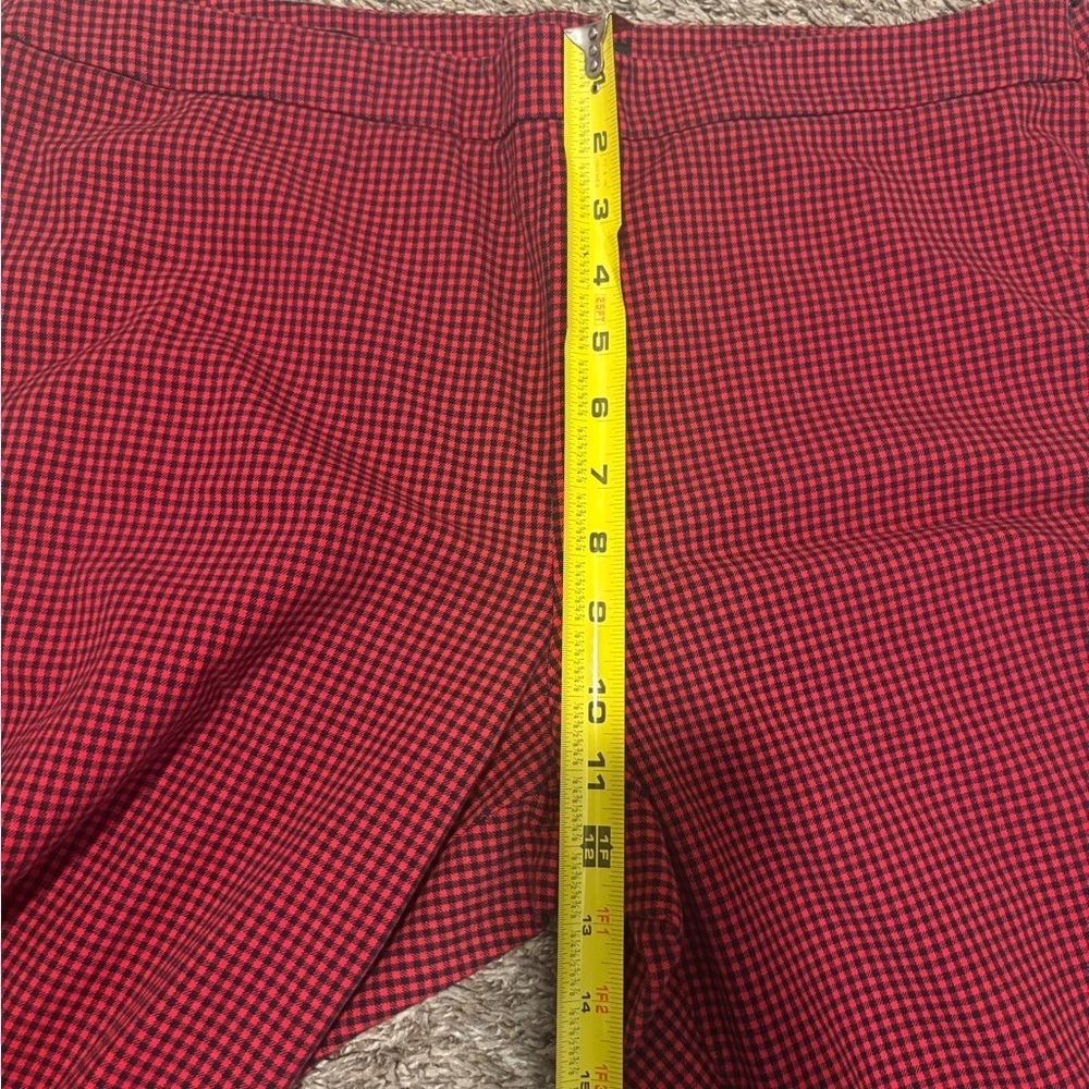 Talbots Red Patterned Dress Pants - Picture 10 of 13